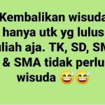 Kemendikbud Ristek mengeluarkan Surat Edaran terkait kegiatan wisuda PAUD sampai SMA adalah tidak wajib dan tidak boleh memberatkan orang tua