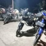 Balapan liar di Jalan Desa Cepogo Barat, Kecamatan Kembang, berhasil dibubarkan Polres Jepara dan Polsek Kembang, sebelas motor berhasil diam