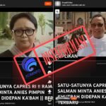 Menteri Luar Negeri ( Menlu ) Retno L. P. Marsudi menegaskan terkait unggahan video pertemuan antara Anies Baswedan dengan keluarga Kerajaan A