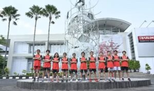11 pebulutangkis belia dinyatakan lolos seleksi audisi umum PB Djarum 2023 mendapatkan beasiswa dan tergabung klub bulu tangkis yang telah men